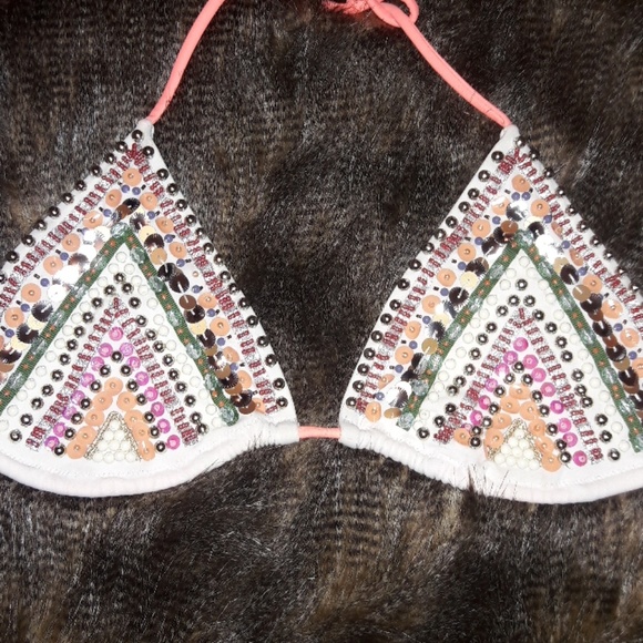 Beaded Victoria Secret bikini top - Picture 1 of 2